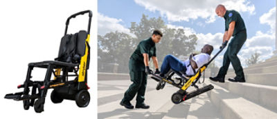 日本ストライカー 傷病者の階段搬送をサポートする 電動リフトチェア